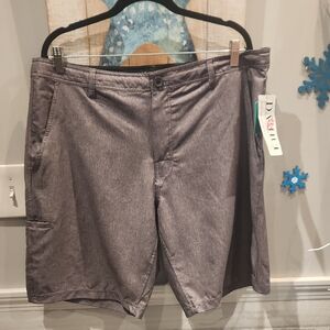 NWT DAHUI Hawaii Hybrid Collection Men's Sz 38 Heather Grey Shorts